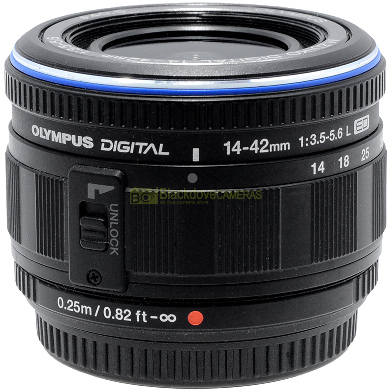 Olympus M Zuiko 14/42mm f3,5-5,6 L ED black digital Obiettivo micro 4/3 MFT