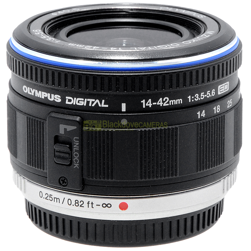 Olympus M Zuiko 14/42mm f3,5-5,6 L ED black digital Obiettivo micro 4/3 MFT