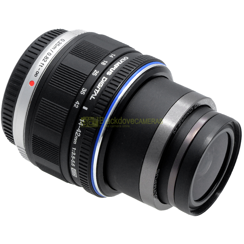 Olympus M Zuiko 14/42mm f3,5-5,6 L ED black digital Obiettivo micro 4/3 MFT