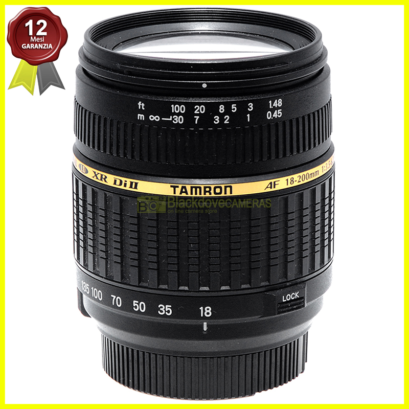 Tamron AF 18/200mm f3,5-6,3 XR Di II LD Macro Obiettivo per fotocamere Nikon