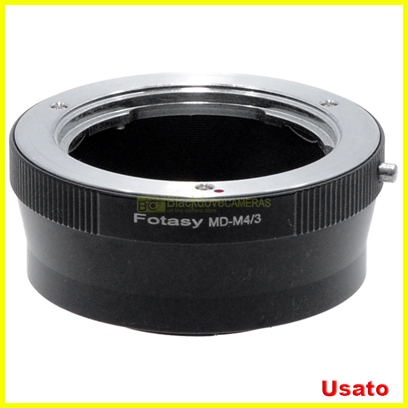 Adapter per obiettivi Minolta MD su fotocamere Micro 4/3. Adattatore MFT-MD