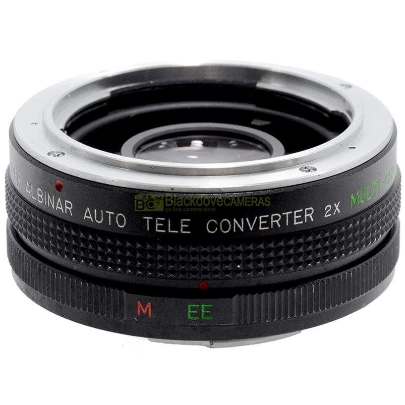 Moltiplicatore di focale Albinar 2x per fotocamere reflex analogiche Konica