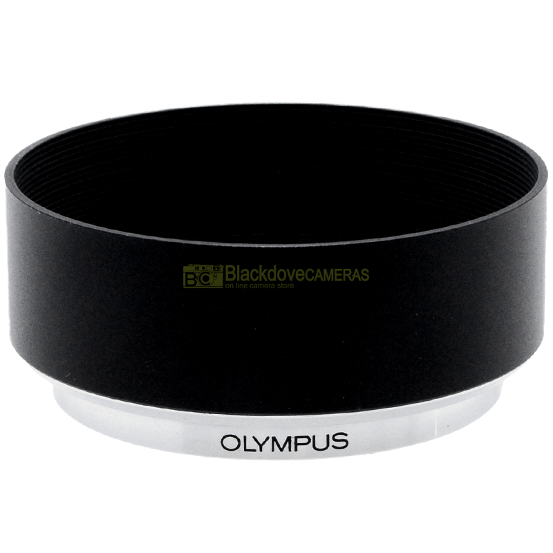 “Olympus paraluce in alluminio originale per OM Zuiko 35/2,8 - 50/1,8 - 50/1,4”