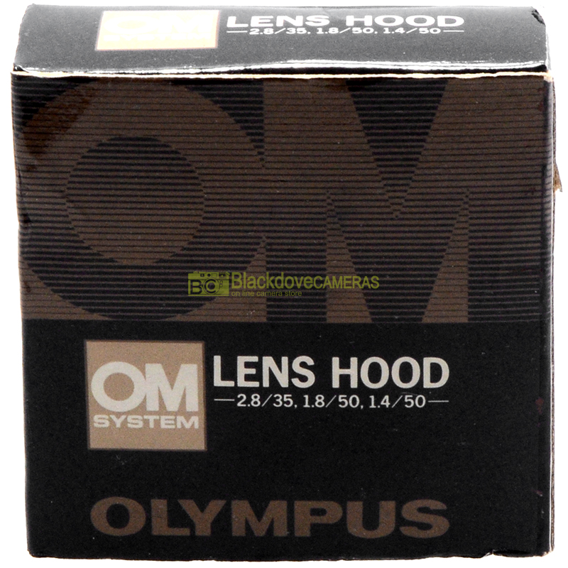 “Olympus paraluce in alluminio originale per OM Zuiko 35/2,8 - 50/1,8 - 50/1,4”