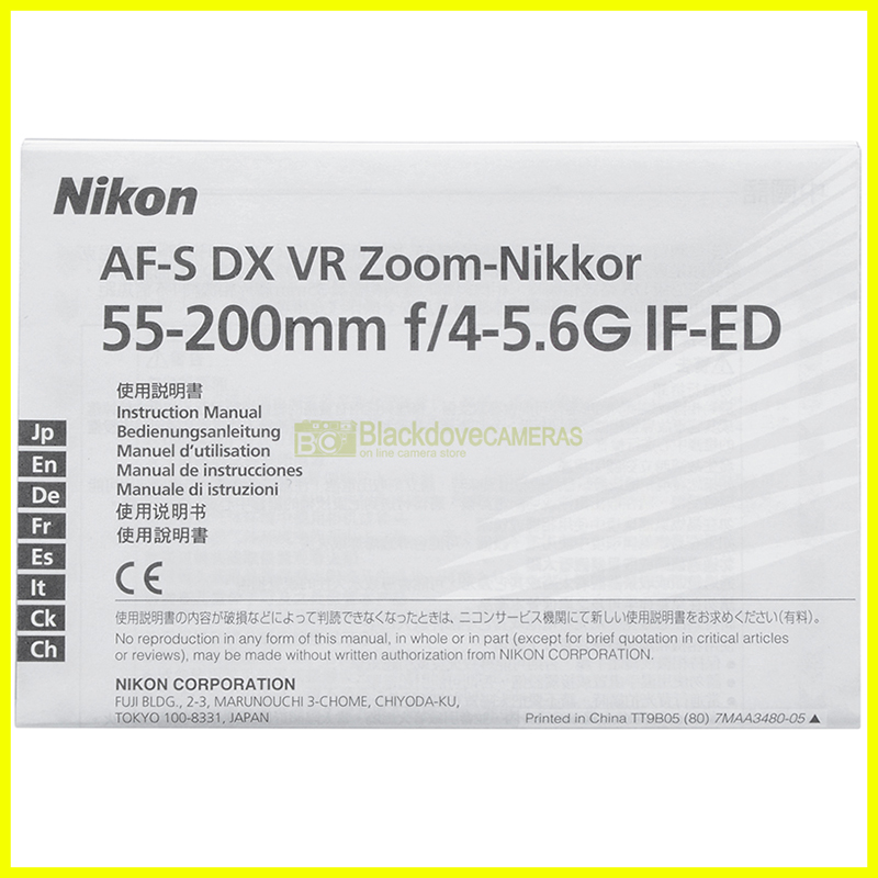 “Manuale obiettivo Nikon”