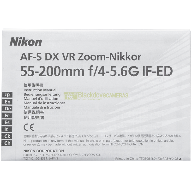 “Manuale obiettivo Nikon”