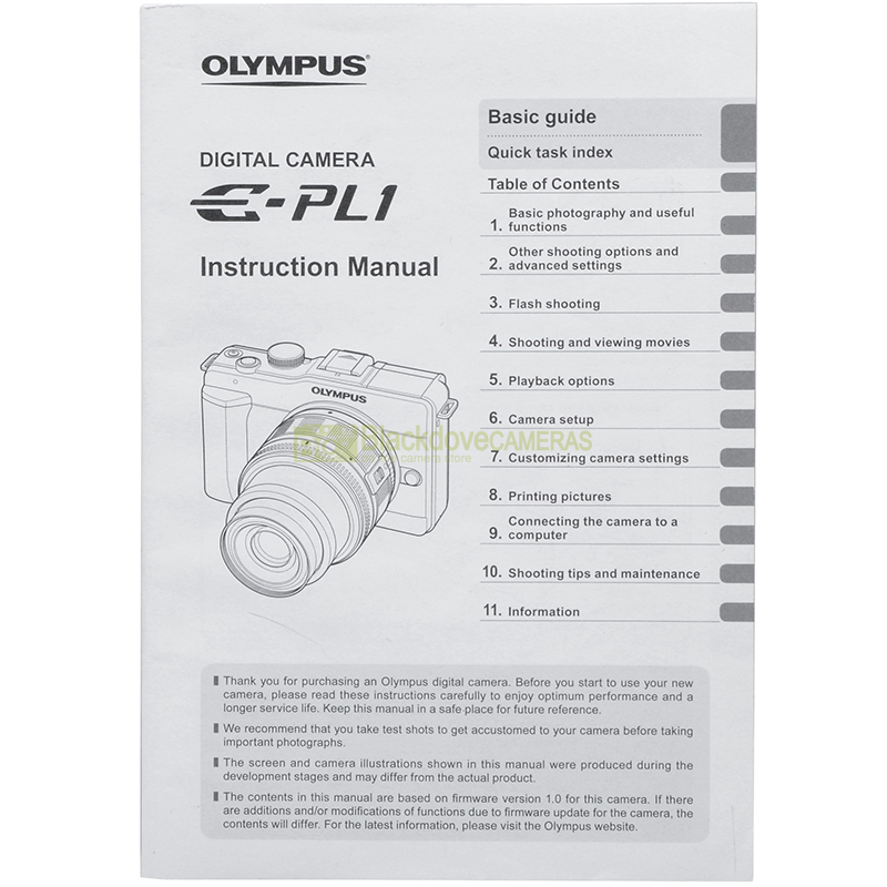 “Olympus user's manual”