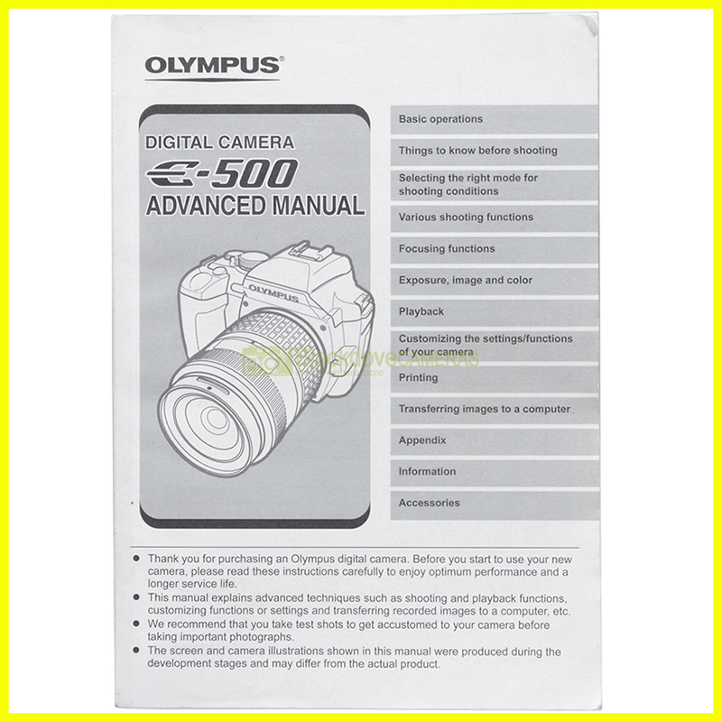 “Olympus user's manual”