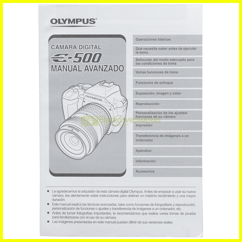 “Olympus user's manual”