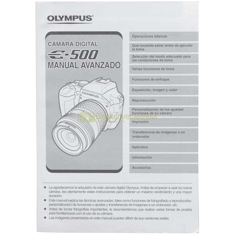 “Olympus user's manual”
