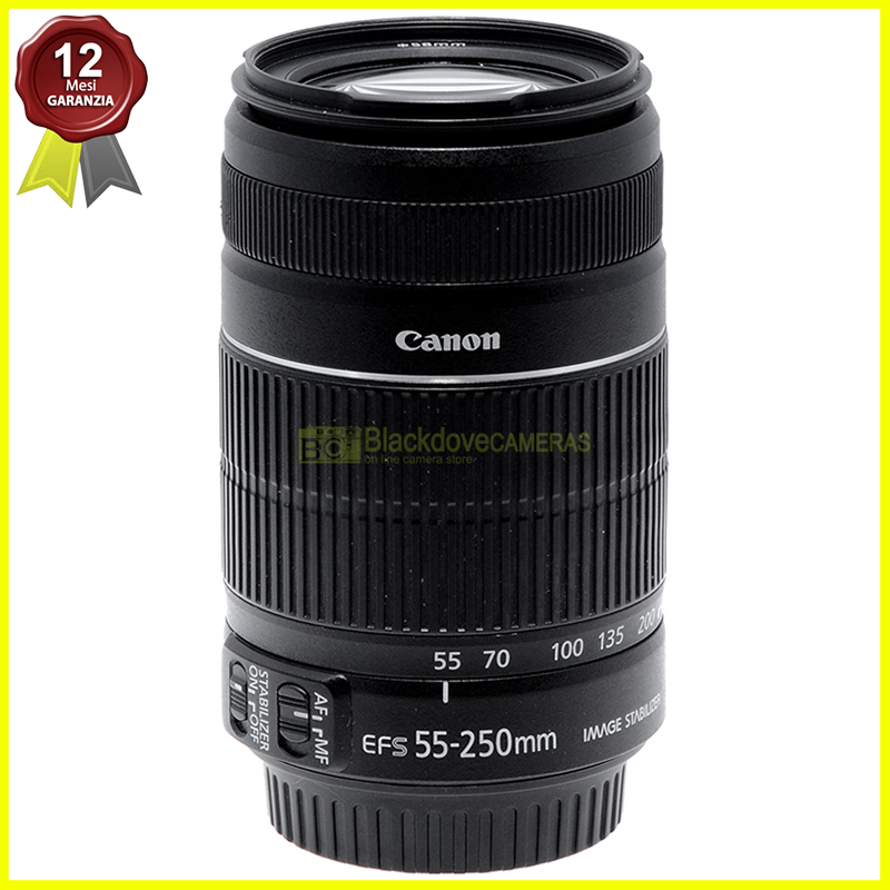 Canon EF-S 55/250mm f4-5,6 IS II Obiettivo AF per fotocamere reflex digitali APS