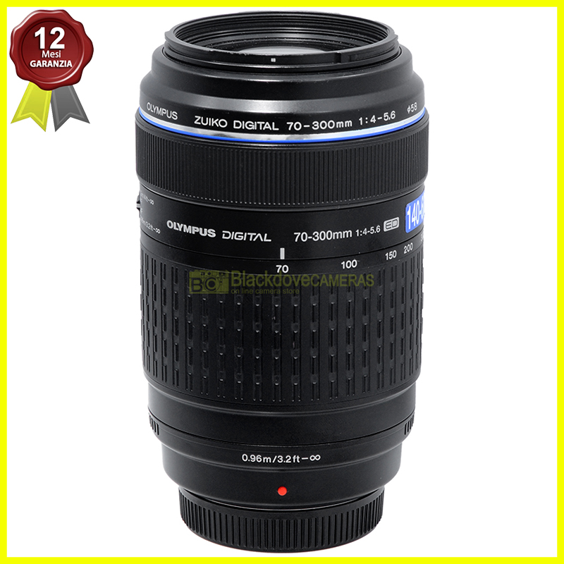 Olympus Zuiko Digital 70/300mm f4-5,6 ED obiettivo per fotocamere 4/3. 140/600mm