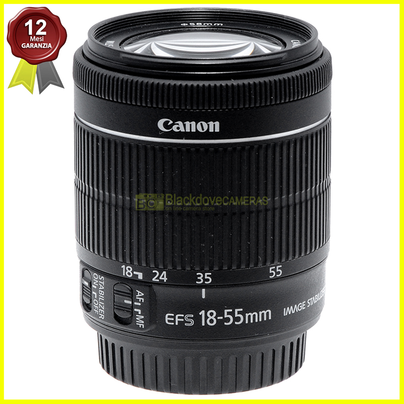 Canon EF-S 18/55mm. f3,5-5,6 IS STM. Obiettivo autofocus per reflex digitali APS