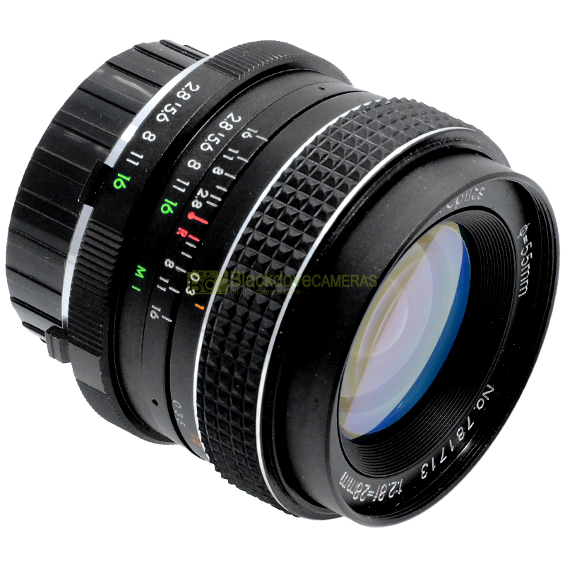 Obiettivo grandangolare JC Penney 28mm. f2,8 MC per fotocamere reflexMinolta MD