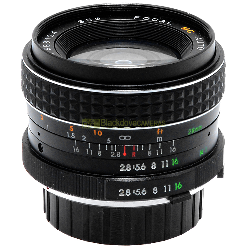 Focal 28mm. f2,8 MC Obiettivo grandangolare per fotocamere reflex Minolta MD