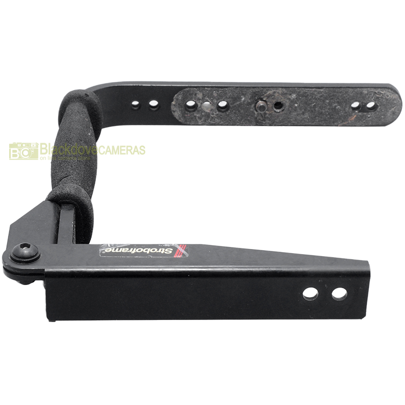 Staffa flash Professionale con impugnatura Stroboframe. Flash bracket.