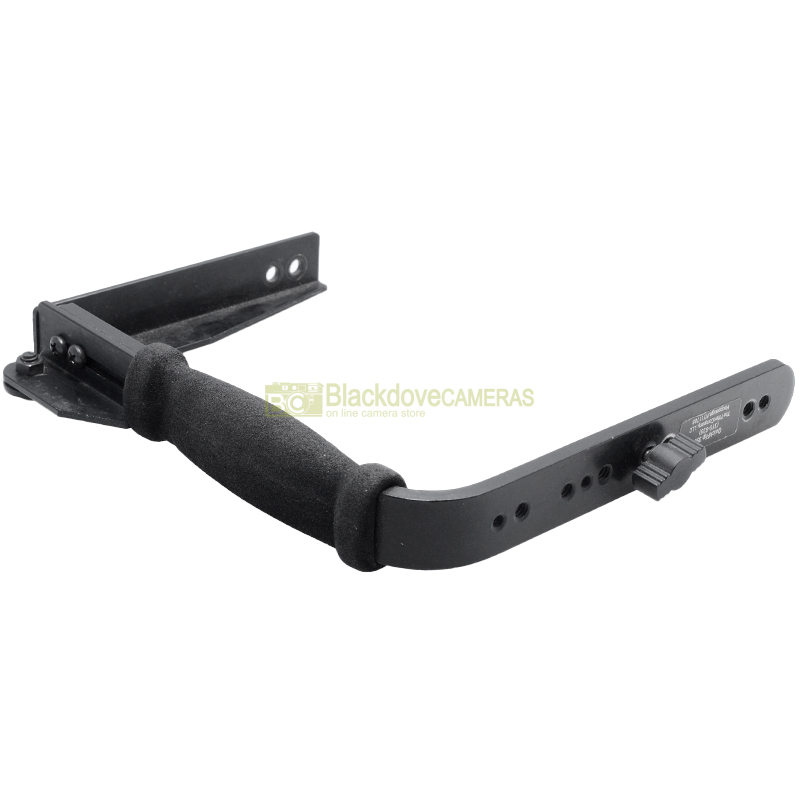 Staffa flash Professionale con impugnatura Stroboframe. Flash bracket.