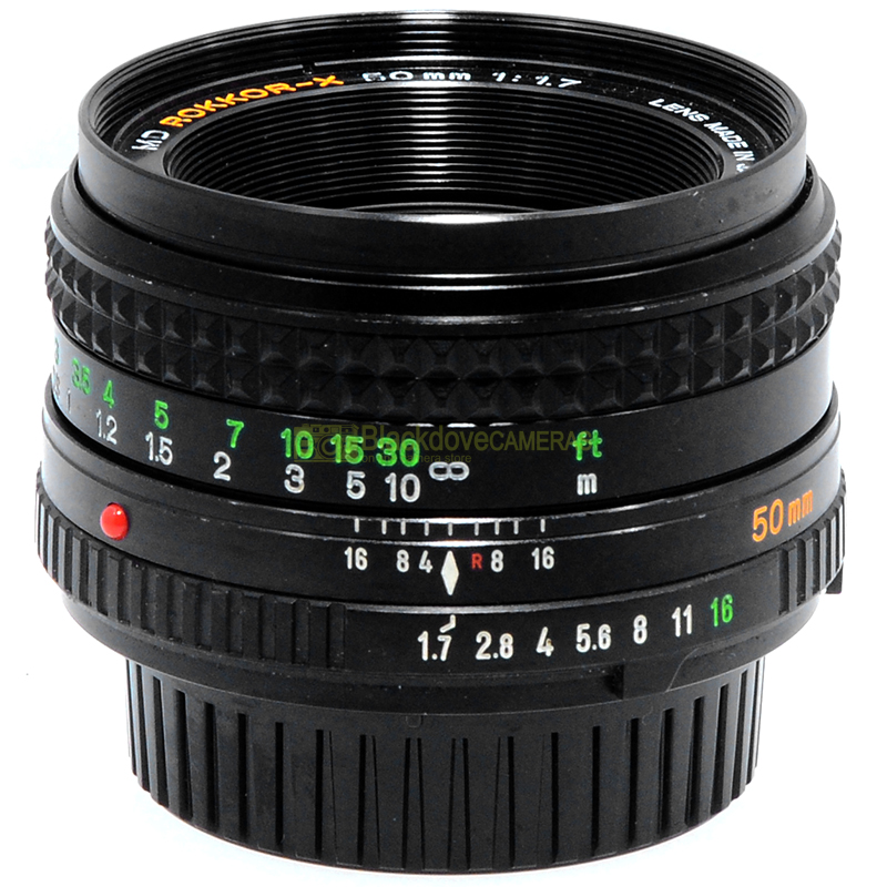 Minolta MD 50mm. f1,7