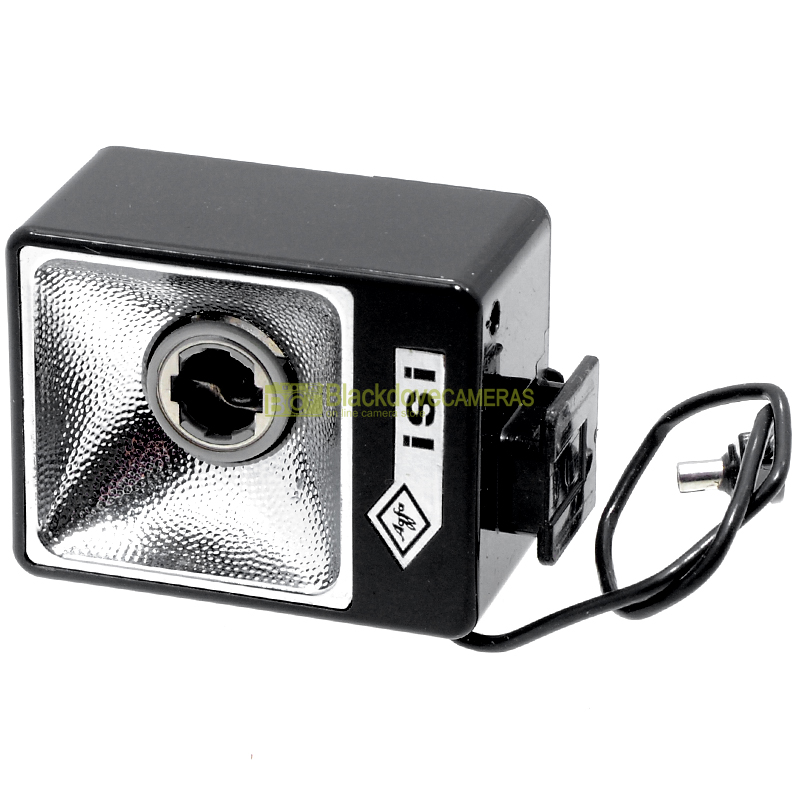 Agfa ISI Flash d'epoca a bulbo per fotocamere vintage con presa sincro