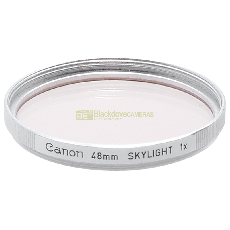 48mm. Filtro Skylight 1x Canon innesto a vite M55. Vintage Sky light lens filter
