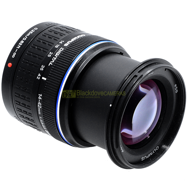 Olympus Zuiko 14/42mm f3,5-5,6 ED digital. Obiettivo zoom per fotocamere 4/3