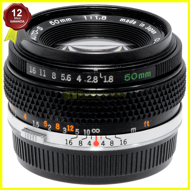 Olympus OM system Zuiko MC Auto S 50mm f1,8, Obiettivo per fotocamere reflex