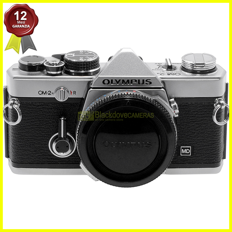 Olympus OM-2n body silver. Fotocamera reflex meccanica a pellicola. Revisionata!