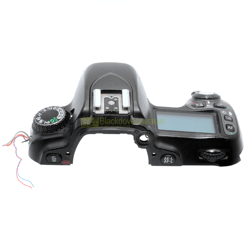 Copertura superiore con display LCD e ghiere per Nikon D80. Ricambio. Spare part