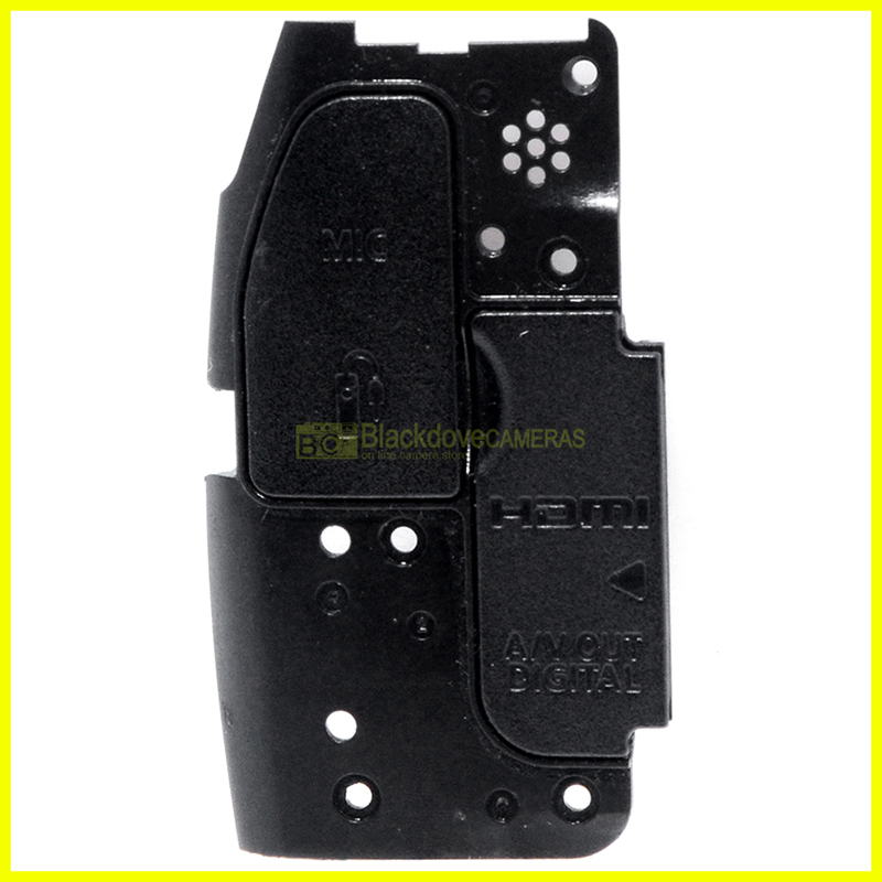 Copertura laterale con protezioni prese per Canon EOS 70D. Ricambio. Side cover