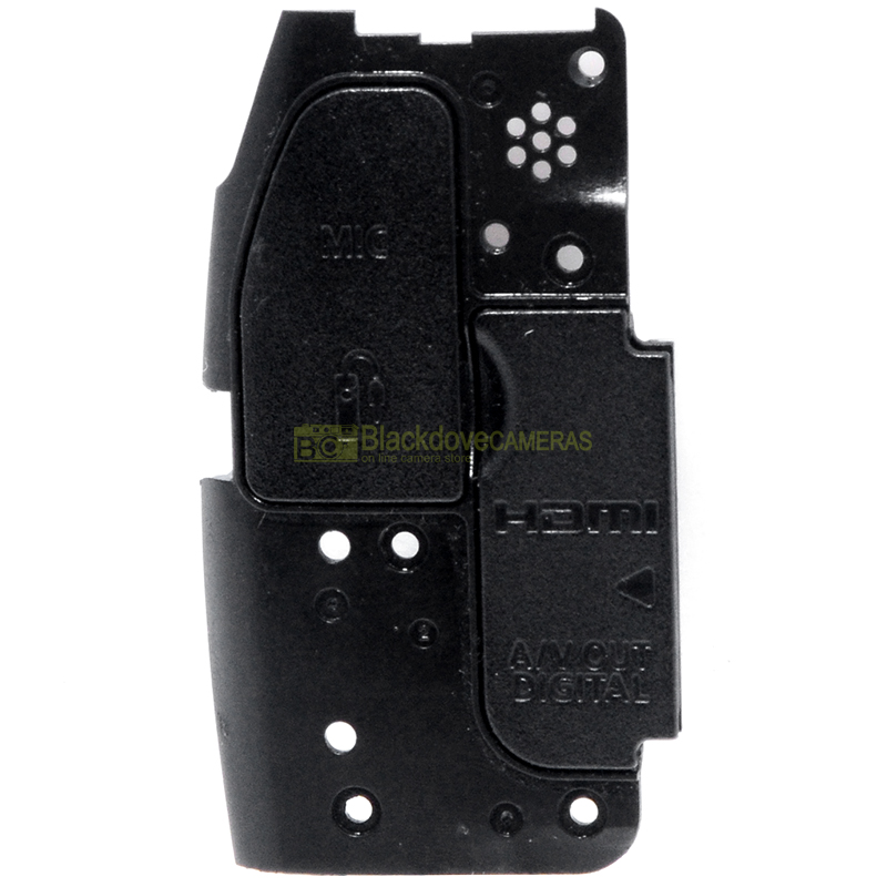 Copertura laterale con protezioni prese per Canon EOS 70D. Ricambio. Side cover