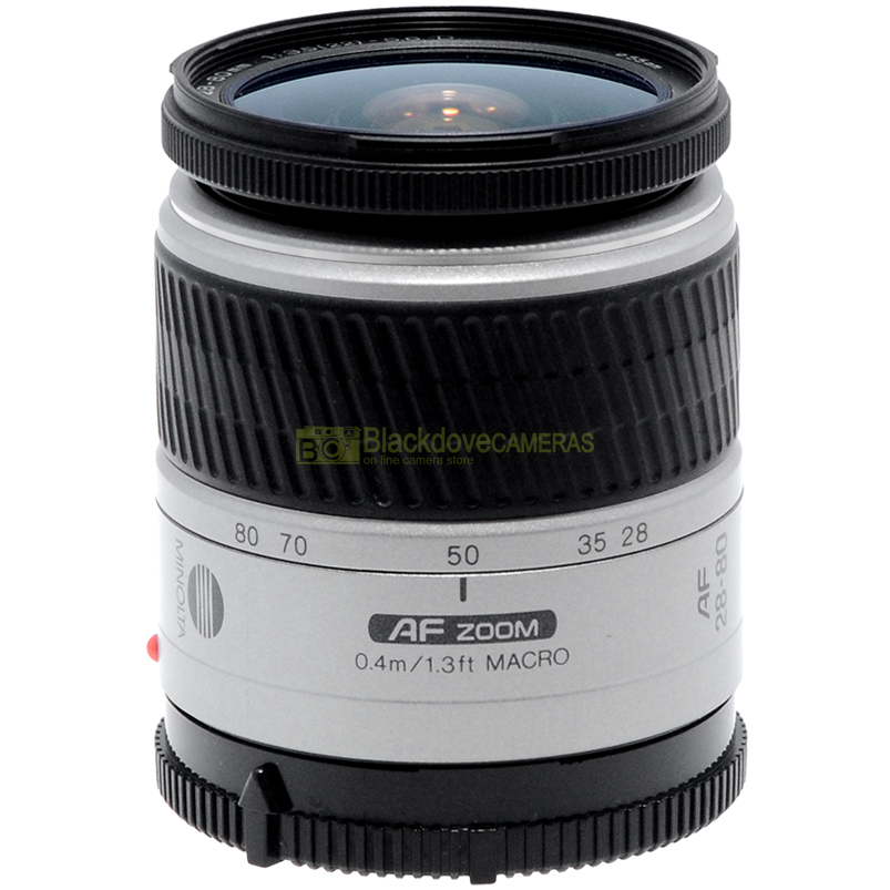 Minolta AF 28-80mm Macro - Vista frontale