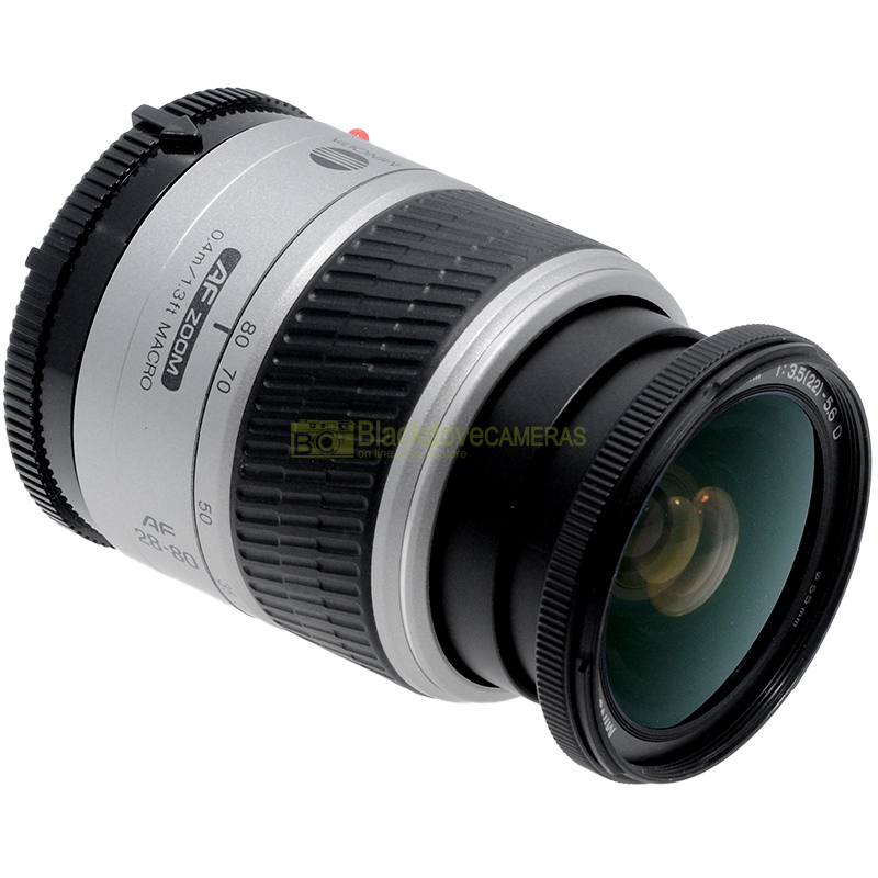 Minolta AF 28-80mm Macro - Vista laterale