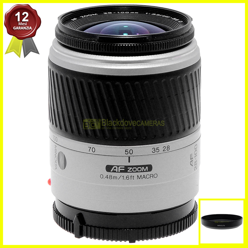 Minolta 28/80mm f3,5-5,6 D Macro obiettivo zoom A-mount per Sony e Minolta AF