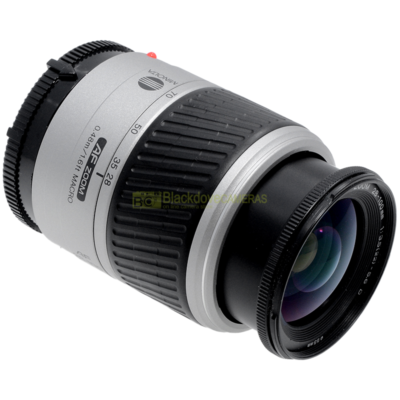 Obiettivo Minolta 28/100mm f3,5-5,6 D Silver Macro A-mount per Sony e Minolta AF