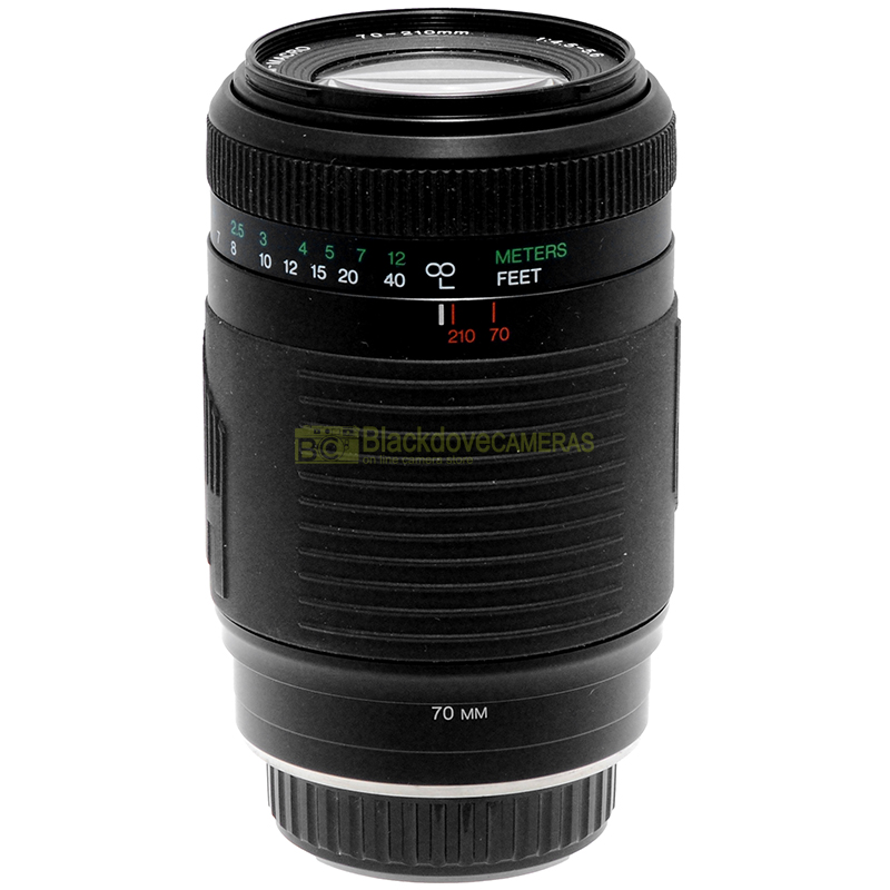 “Soligor AF 70/210mm f4,5-5,6 MC obiettivo A-Mount Sony Alpha e Konica Minolta AF”