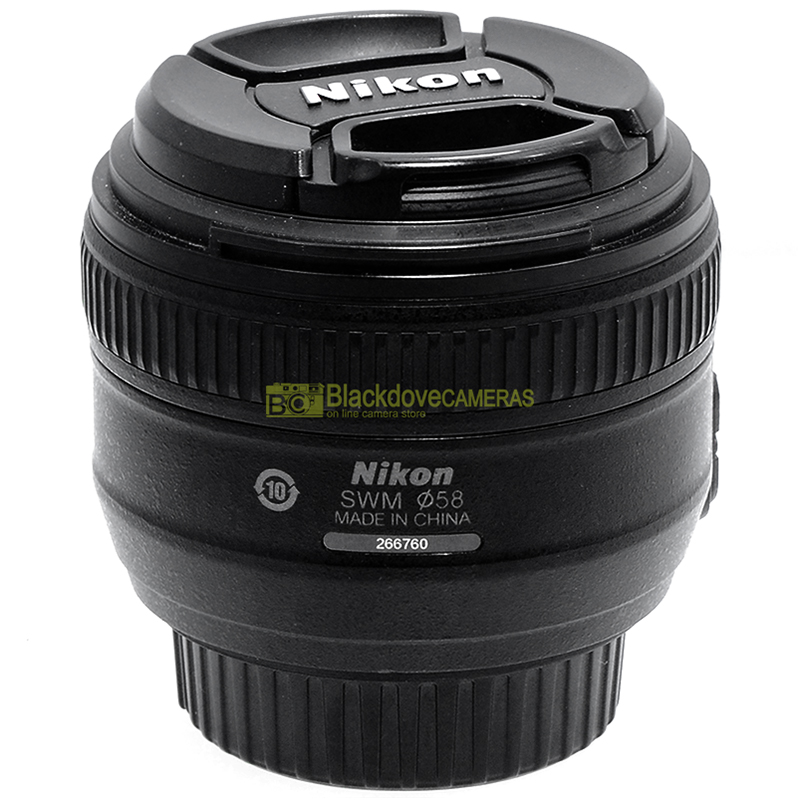 Nikon AF-S 50mm f/1.4 G – vista posteriore