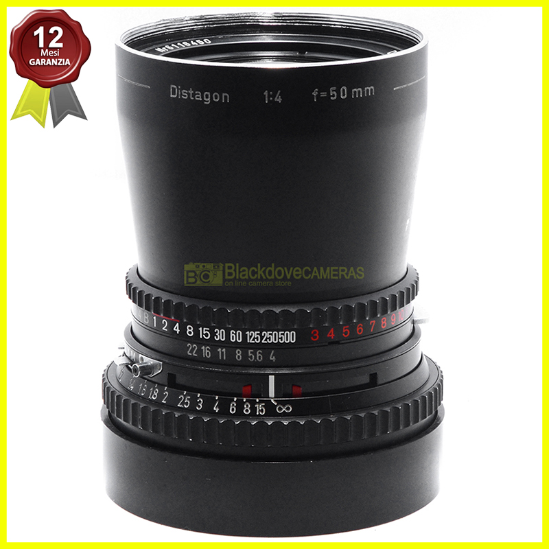 Obiettivo Carl Zeiss Distagon 50mm f4 per fotocamere Hasselblad 500 C - 500 C/M