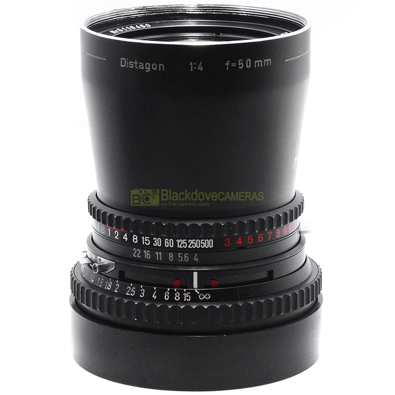 Obiettivo Carl Zeiss Distagon 50mm f4 per fotocamere Hasselblad 500 C - 500 C/M