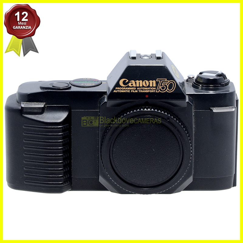Canon T50 macchina fotocamera a pellicola, otturatore elettronico innesto FD FL.