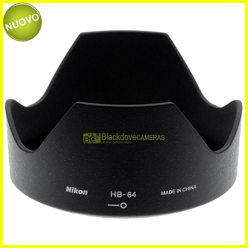 Paraluce Nikon HB-64 per obiettivo AF-S Nikkor 28mm f1,8. Genuine lens hood.