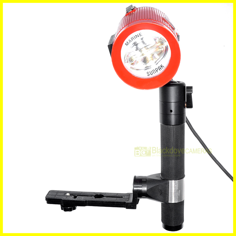 Flash a torcia subacqueo Sunpak Marine. Splendide condizioni. Underwater.