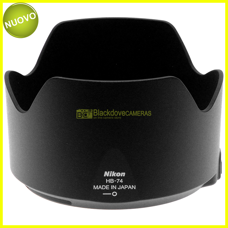 Paraluce Nikon HB-74 per obiettivo AF-S Nikkor 24/70mm f2,8 E ED VR. Lens hood.