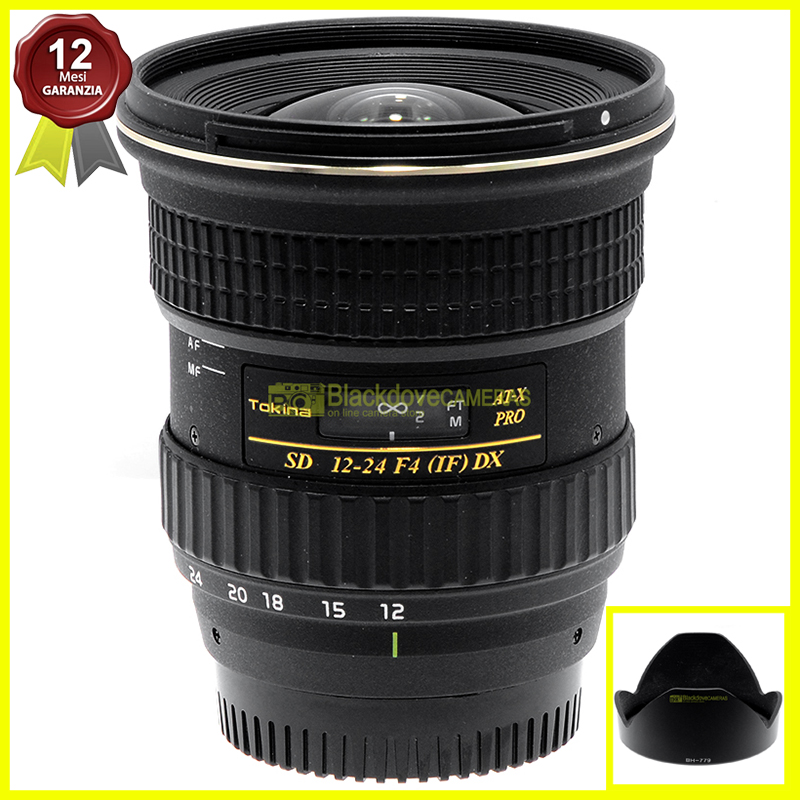 “Tokina AF 12-24mm f4 SD IF DX ATX Pro obiettivo per fotocamere digitali Nikon”