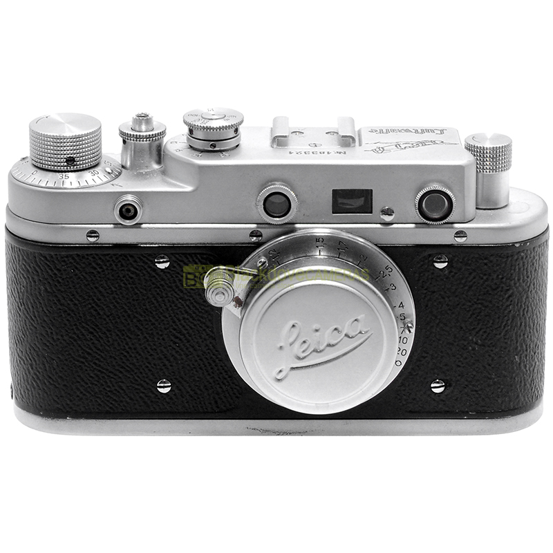 Fed 2 Fotocamera a telemetro M39 con Elmar 5cm. f3,5. Replica Leica Luftwaffe.