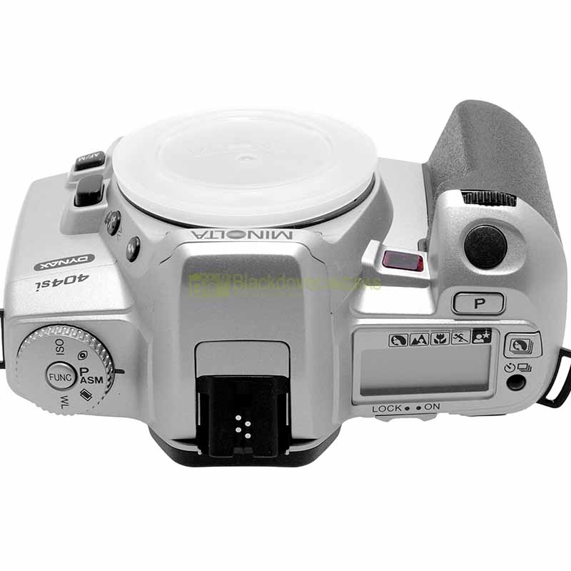 Minolta Dynax 404si Silver AF Reflex 35mm NUOVA - Vista posteriore