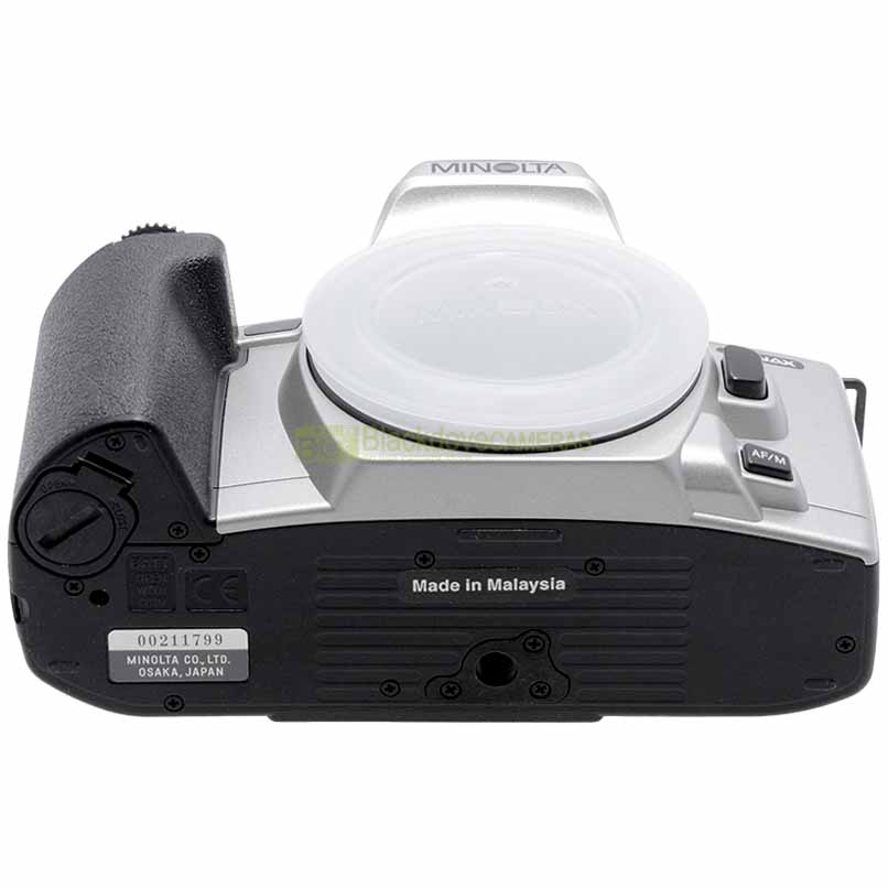 Minolta Dynax 404si Silver AF Reflex 35mm NUOVA - Dettaglio superiore