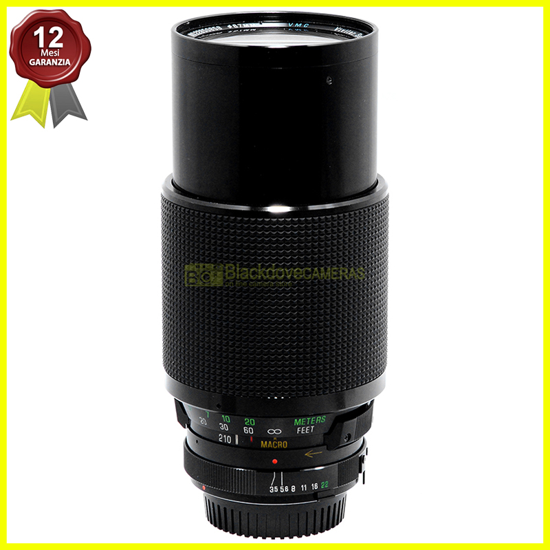 Vivitar 70/210mm f3,5 MC Macro Series 1 obiettivo per fotocamere Minolta MC MD