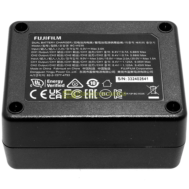 Fujifilm caricabatterie BC-W235