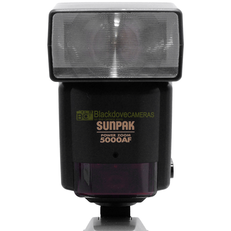 Lampeggiatore flash Sunpak Power Zoom 5000A Per Minolta Dynax e Maxxum