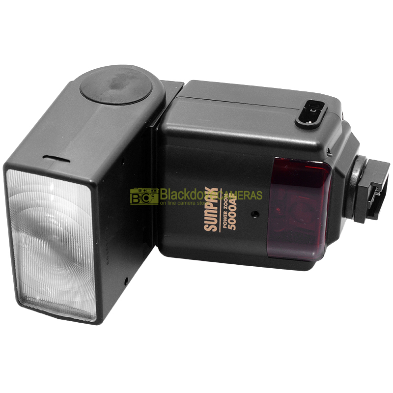 Lampeggiatore flash Sunpak Power Zoom 5000A Per Minolta Dynax e Maxxum